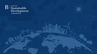 Around the halls: Brookings experts on the new Center for Sustainable Development