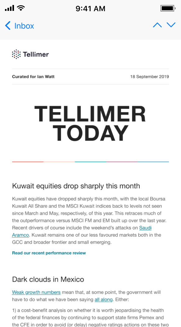 Tellimer Today